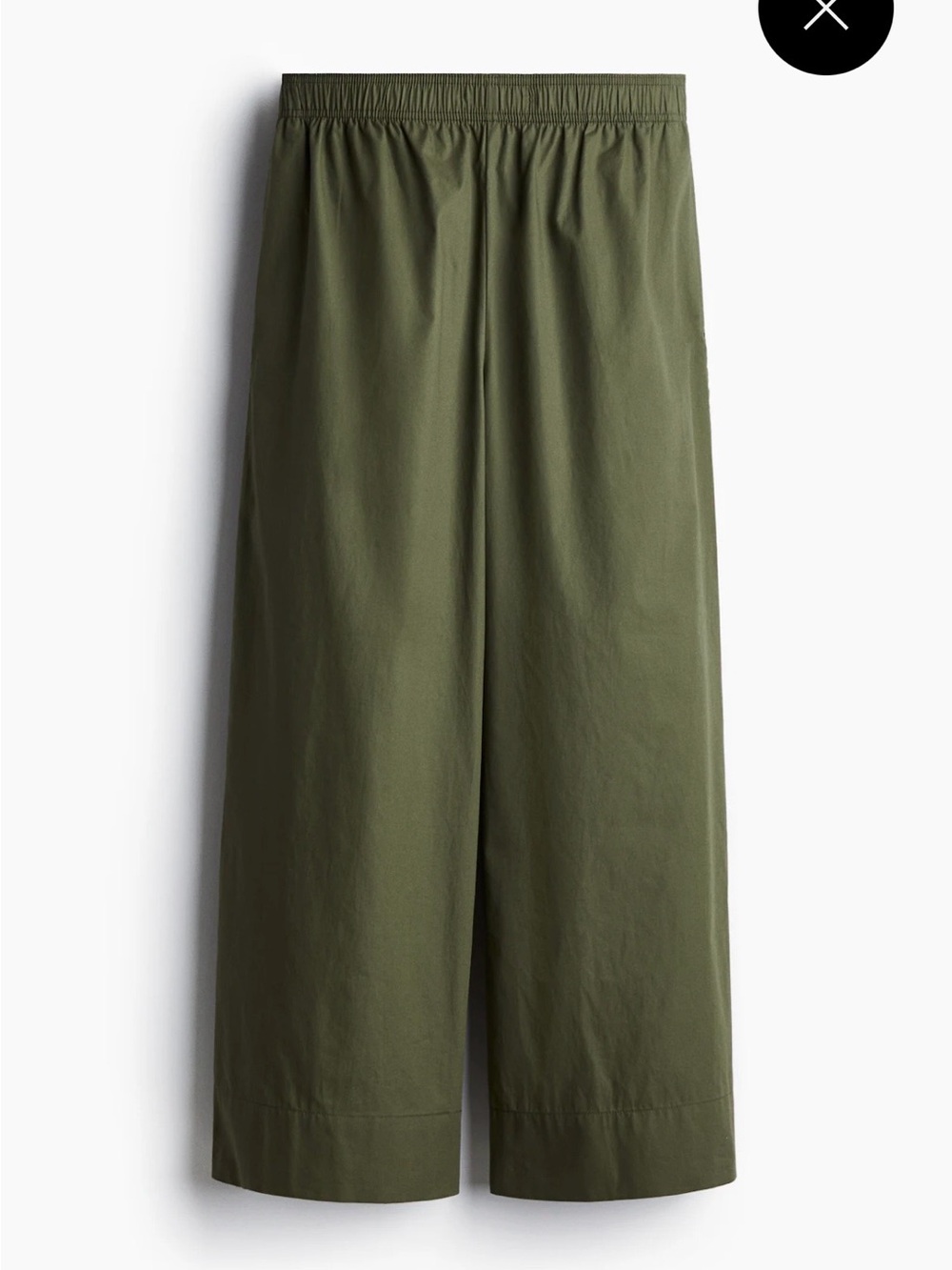 H&M ANKLE-LENGTH COTTON PANTS